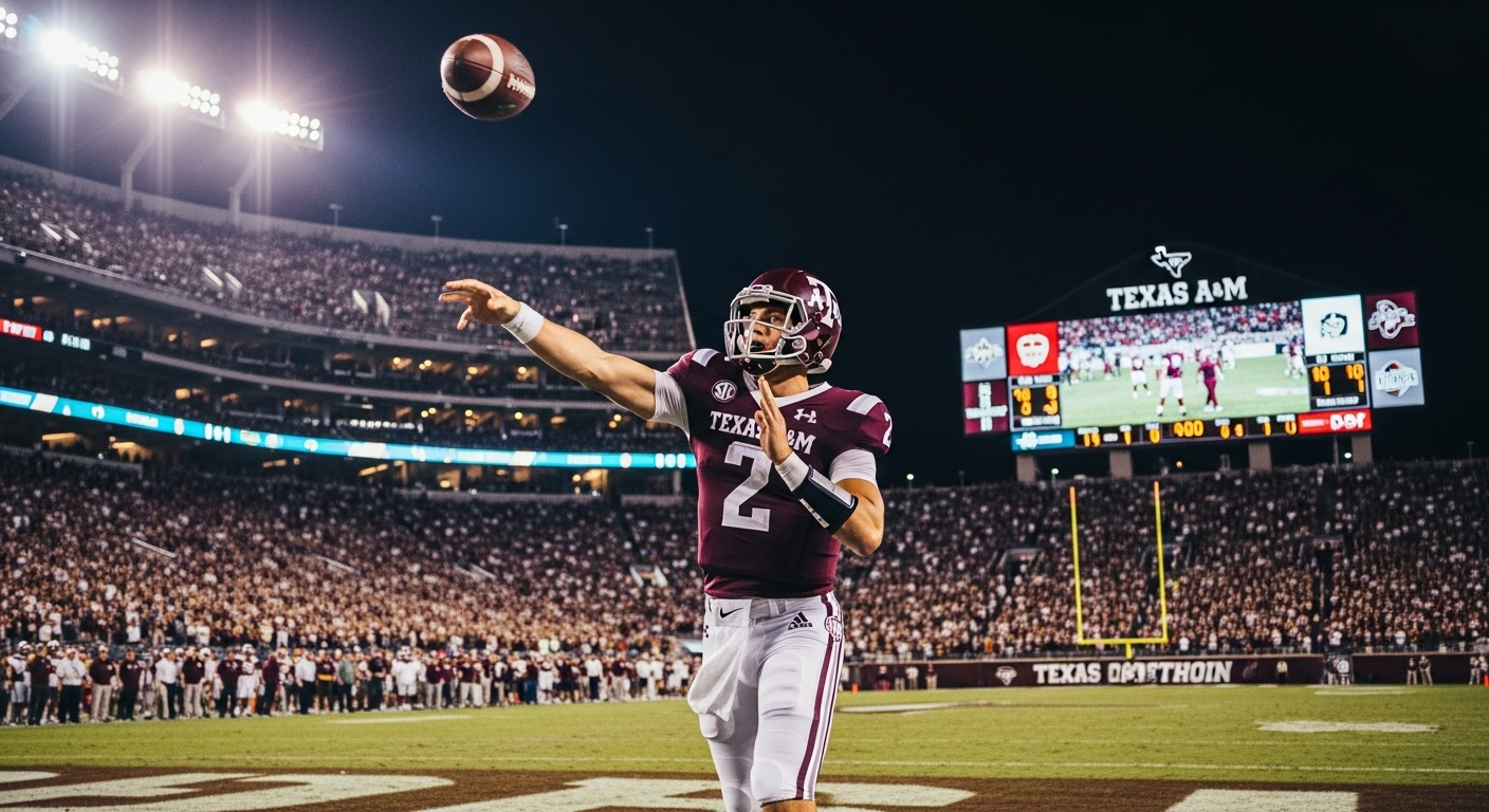 Marcel Reed Texas A&M victory over Arkansas