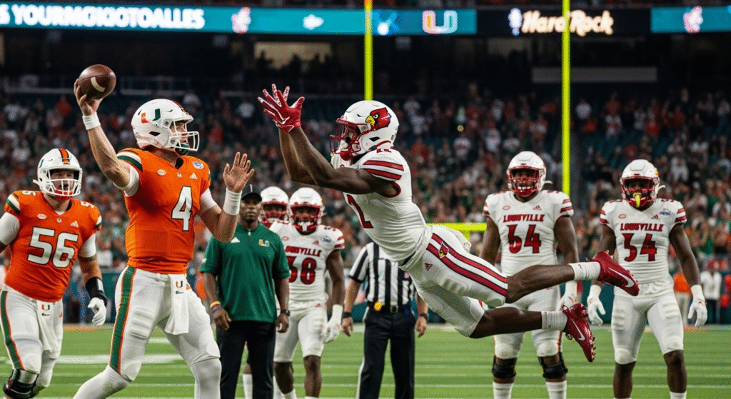 Miami Hurricanes vs. Louisville Cardinals