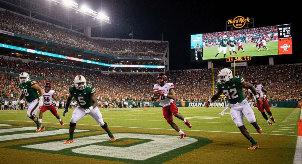Miami Hurricanes vs. Louisville Cardinals